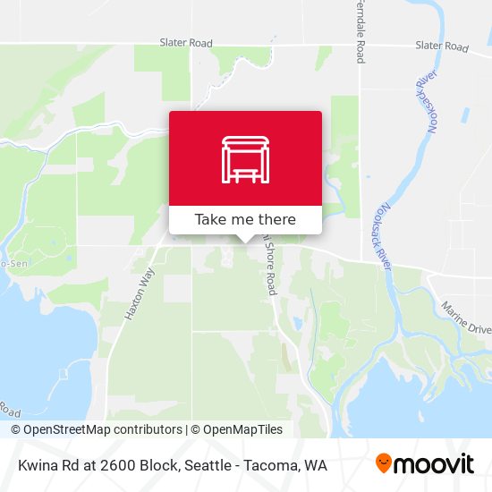 Kwina Rd at 2600 Block map