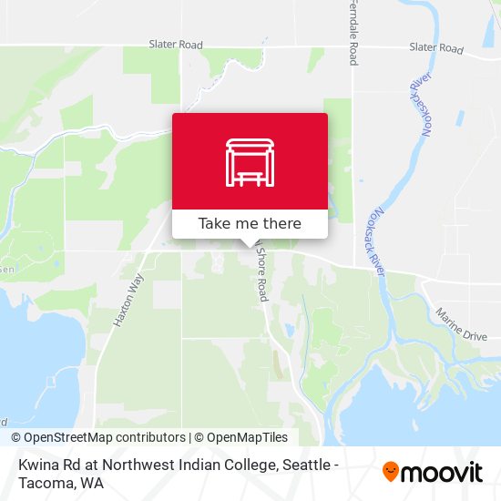 Kwina Rd at Northwest Indian College map