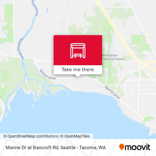 Mapa de Marine Dr at Bancroft Rd