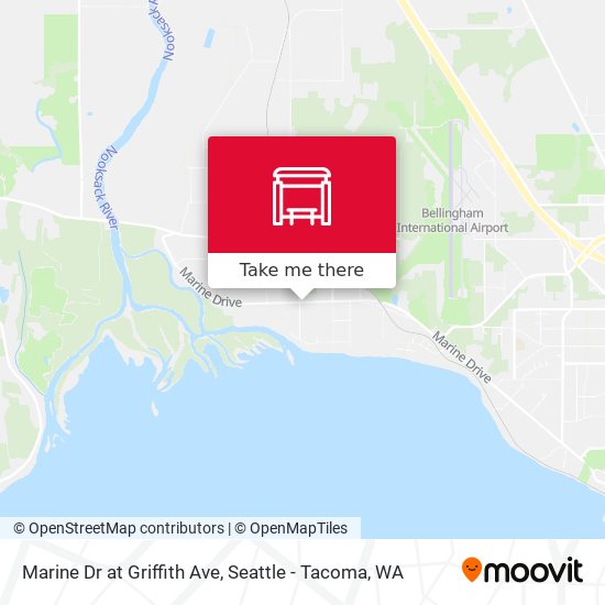 Marine Dr at Griffith Ave map