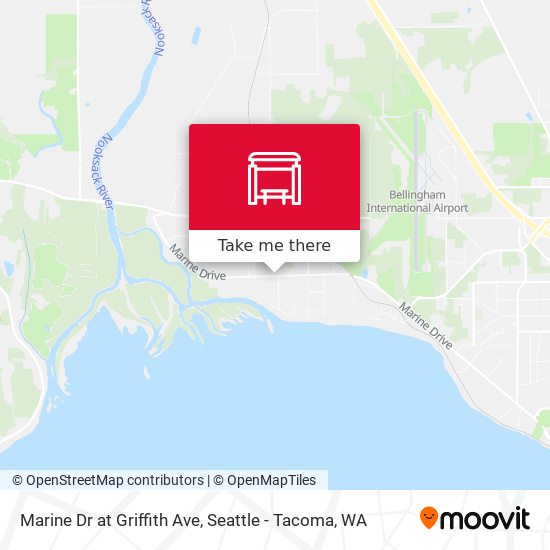 Marine Dr at Griffith Ave map