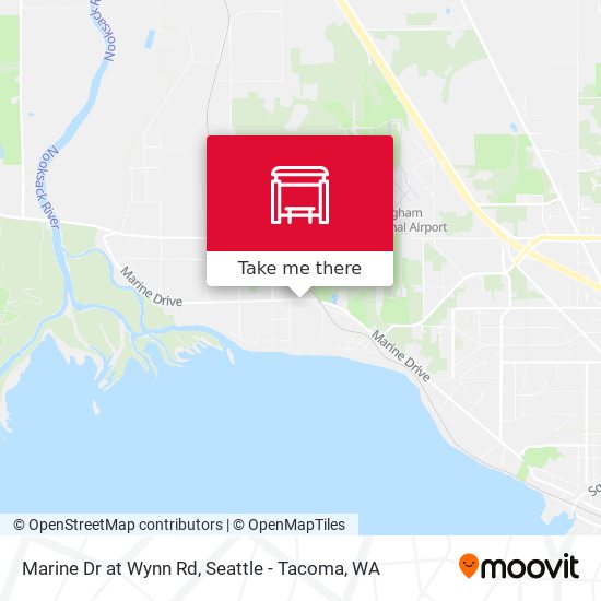 Marine Dr at Wynn Rd map