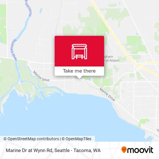 Marine Dr at Wynn Rd map