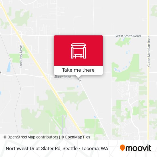 Northwest Dr at Slater Rd map