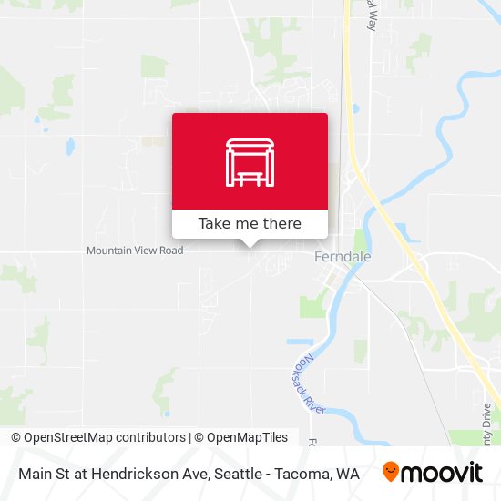 Main St at Hendrickson Ave map