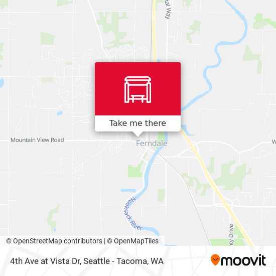 4th Ave at Vista Dr map
