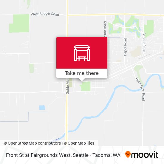 Front St at Fairgrounds West map