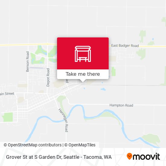 Mapa de Grover St at S Garden Dr