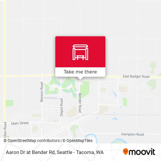 Aaron Dr at Bender Rd map
