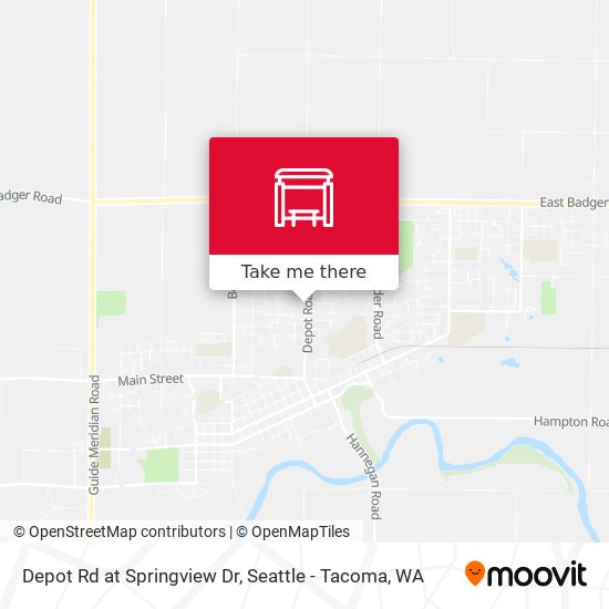 Mapa de Depot Rd at Springview Dr