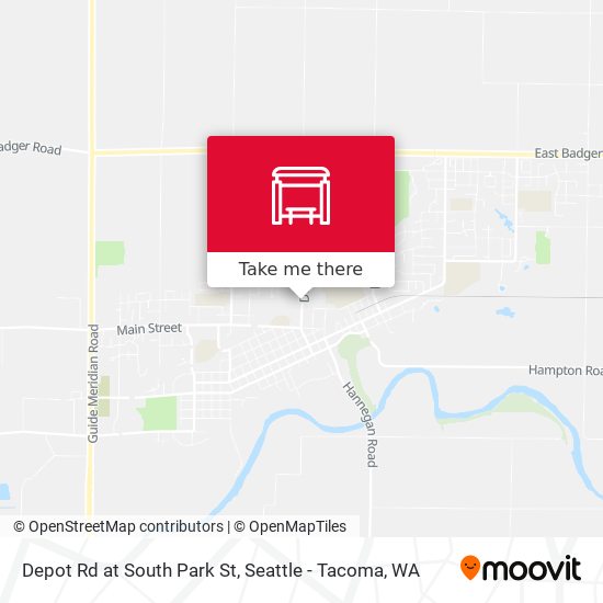 Mapa de Depot Rd at South Park St