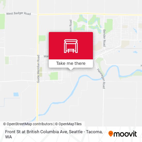 Front St at British Columbia Ave map