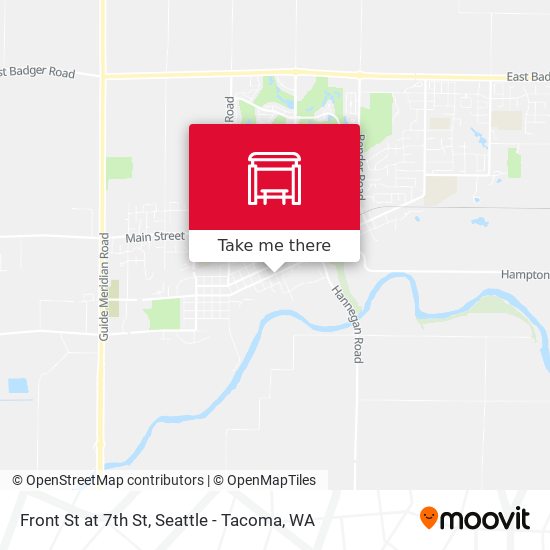 Mapa de Front St at 7th St