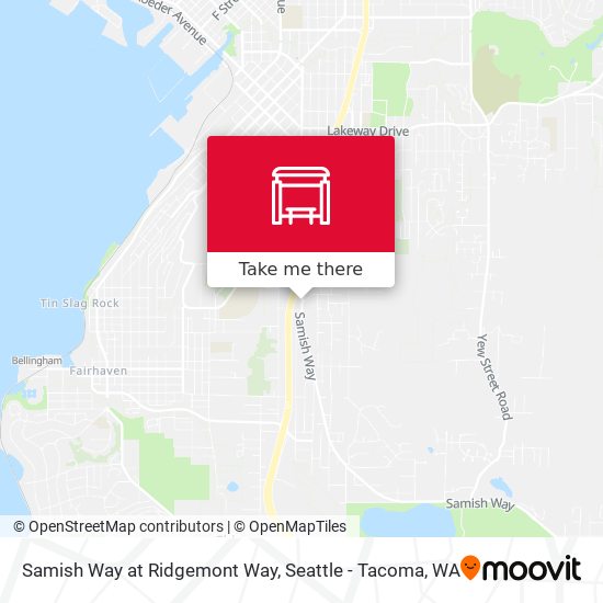 Mapa de Samish Way at Ridgemont Way