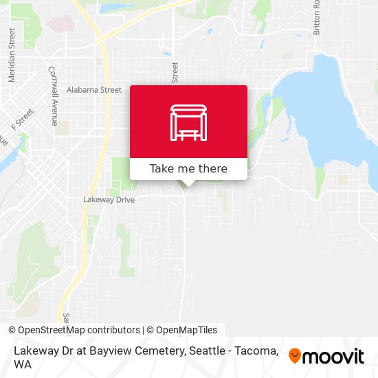 Lakeway Dr at Bayview Cemetery map