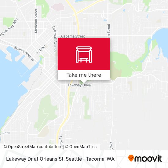Lakeway Dr at Orleans St map