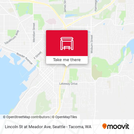 Mapa de Lincoln St at Meador Ave