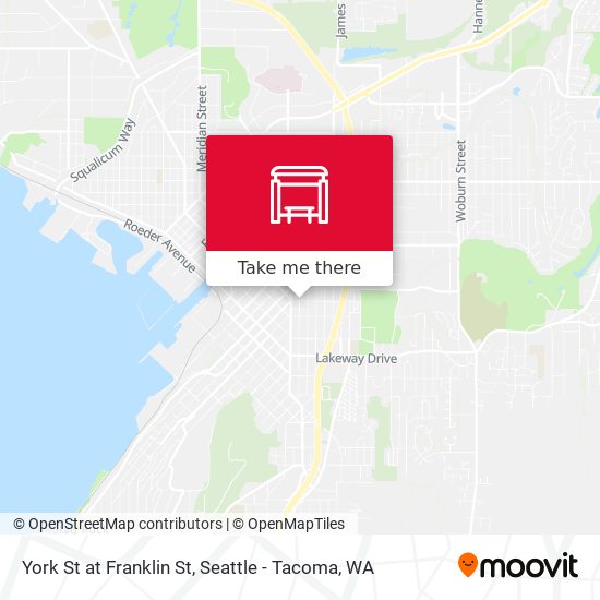 Mapa de York St at Franklin St