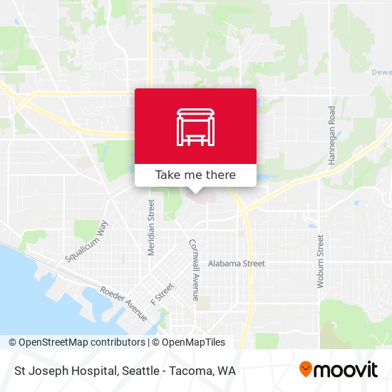 Mapa de St Joseph Hospital