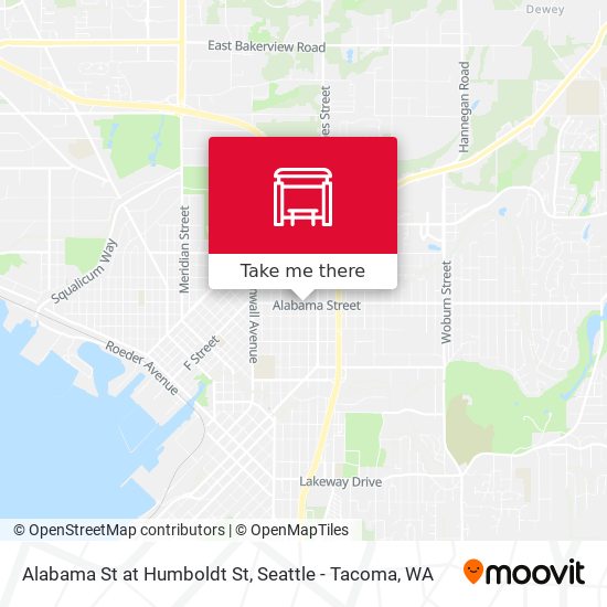 Alabama St at Humboldt St map