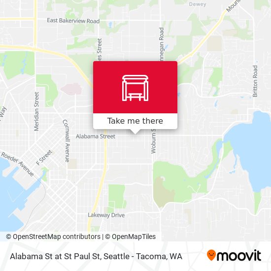 Mapa de Alabama St at St Paul St