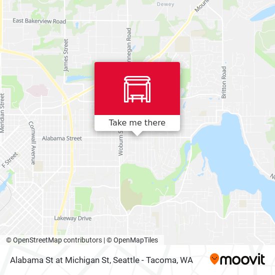 Alabama St at Michigan St map