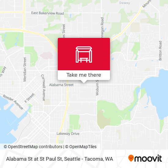 Mapa de Alabama St at St Paul St