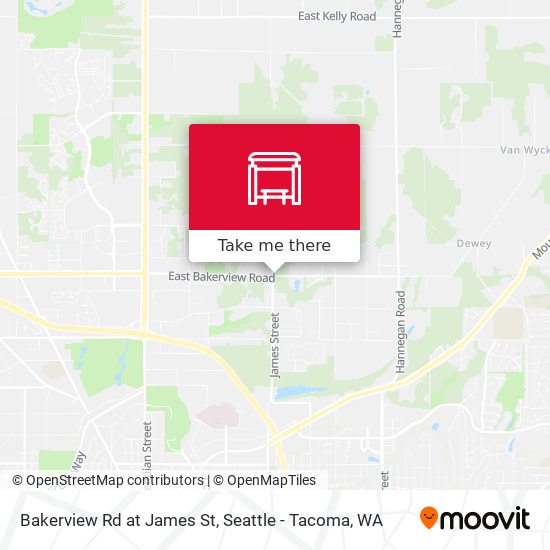 Mapa de Bakerview Rd at James St