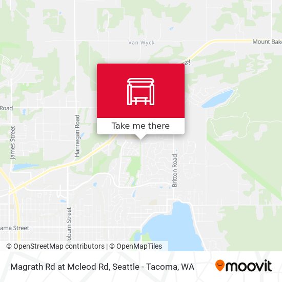 Magrath Rd at Mcleod Rd map