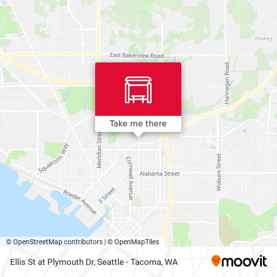 Ellis St at Plymouth Dr map