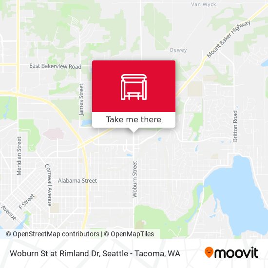 Mapa de Woburn St at Rimland Dr