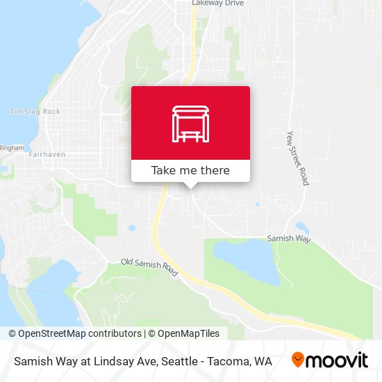 Mapa de Samish Way at Lindsay Ave