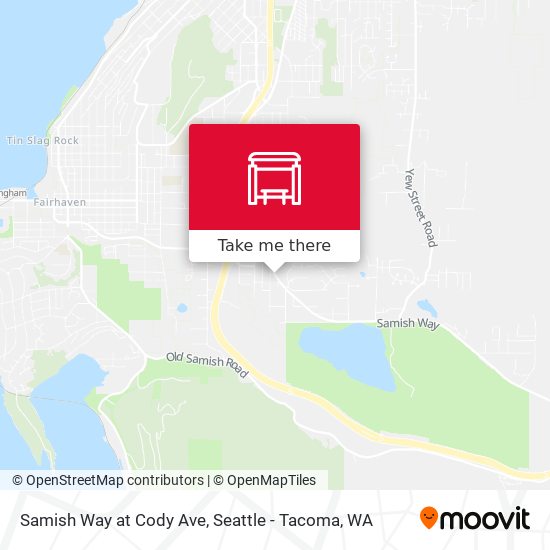 Samish Way at Cody Ave map