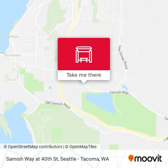 Mapa de Samish Way at 40th St