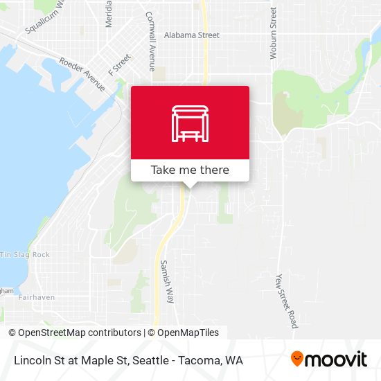 Mapa de Lincoln St at Maple St