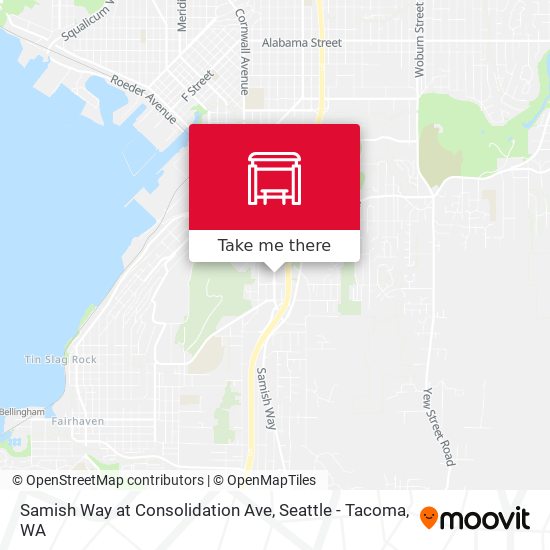 Mapa de Samish Way at Consolidation Ave