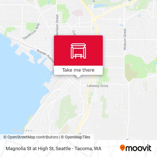 Mapa de Magnolia St at High St