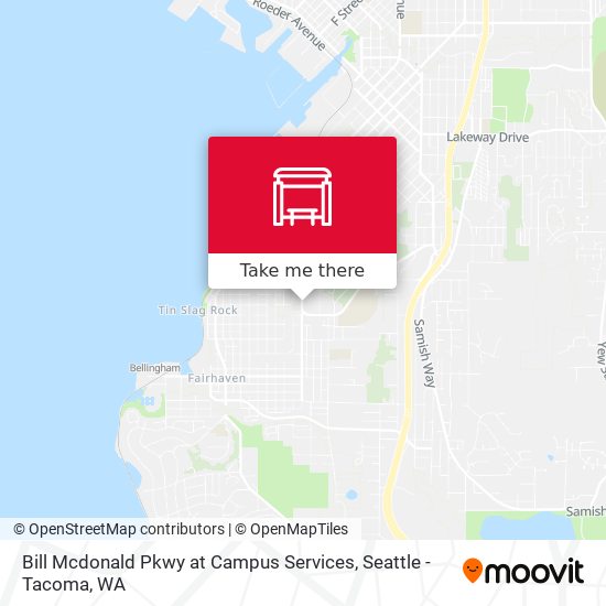 Mapa de Bill Mcdonald Pkwy at Campus Services