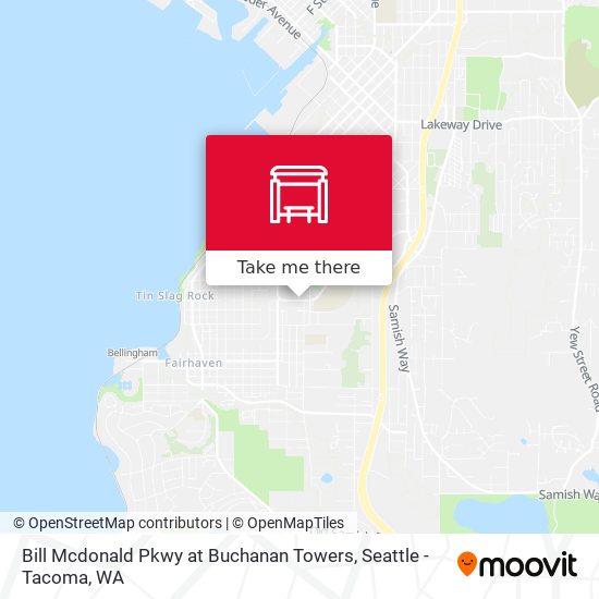Bill Mcdonald Pkwy at Buchanan Towers map