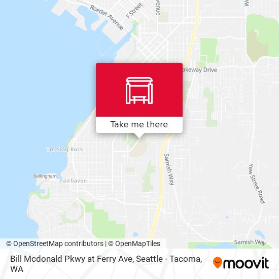 Mapa de Bill Mcdonald Pkwy at Ferry Ave