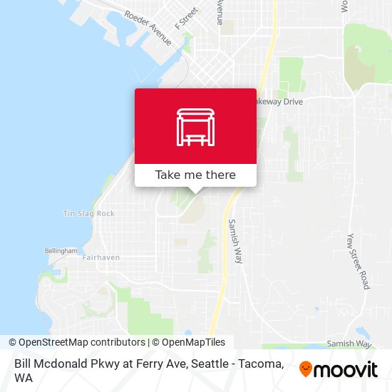 Mapa de Bill Mcdonald Pkwy at Ferry Ave