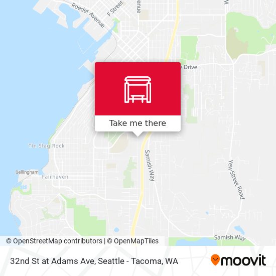 32nd St at Adams Ave map