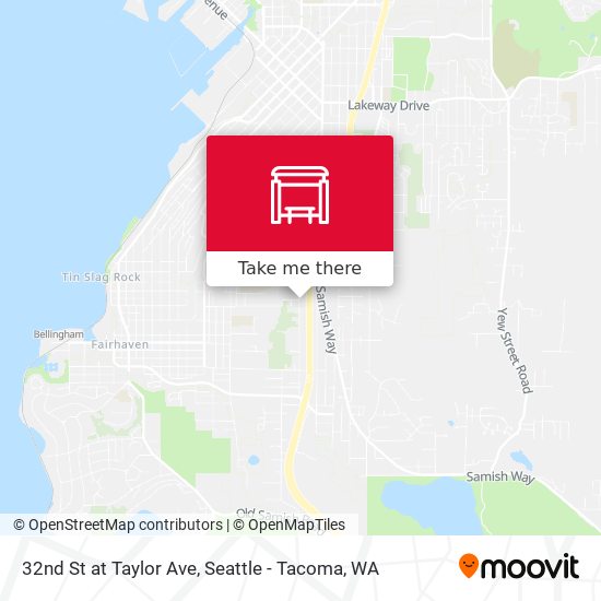 32nd St at Taylor Ave map