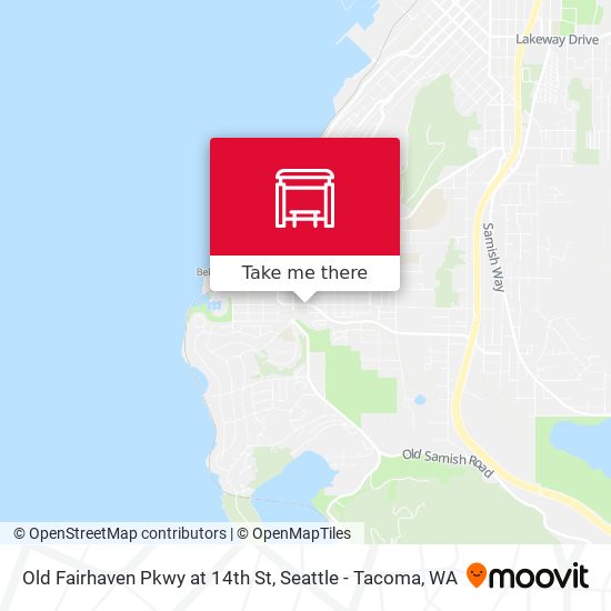 Old Fairhaven Pkwy at 14th St map