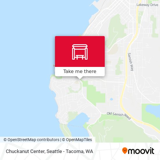 Chuckanut Center map