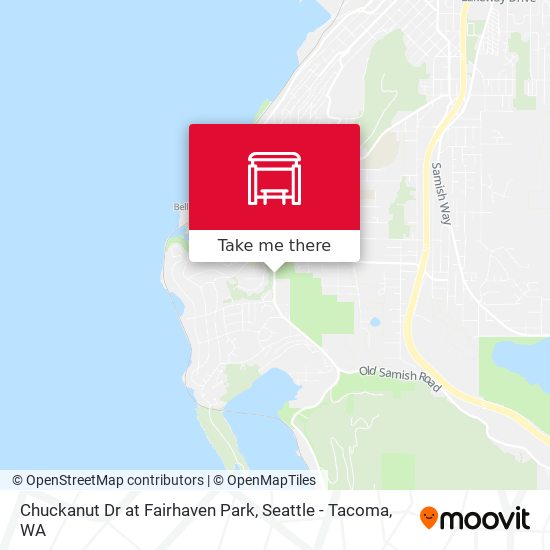 Chuckanut Dr at Fairhaven Park map