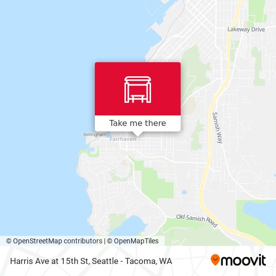 Harris Ave at 15th St map