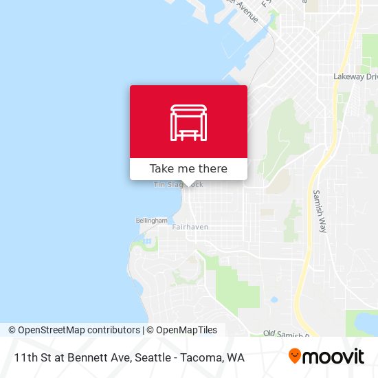 Mapa de 11th St at Bennett Ave