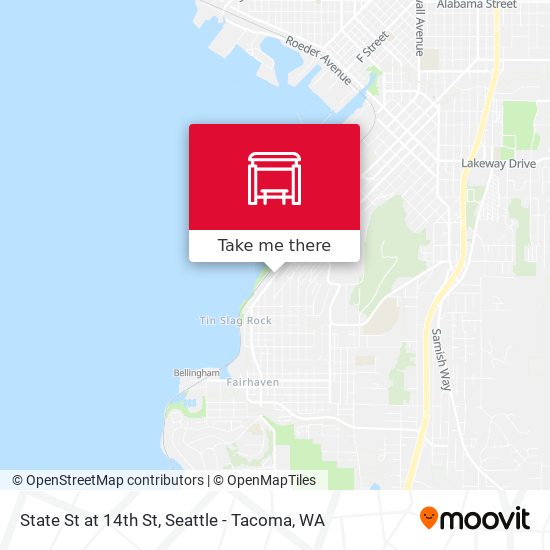 State St at 14th St map