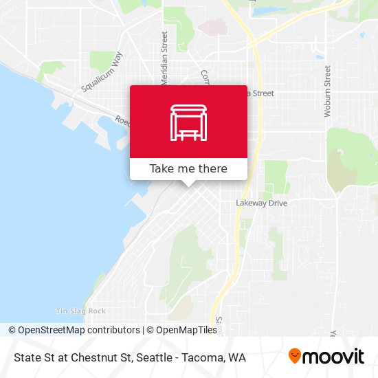 Mapa de State St at Chestnut St